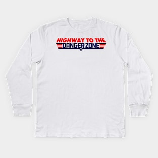 Highway to the Danger Zone Kids Long Sleeve T-Shirt